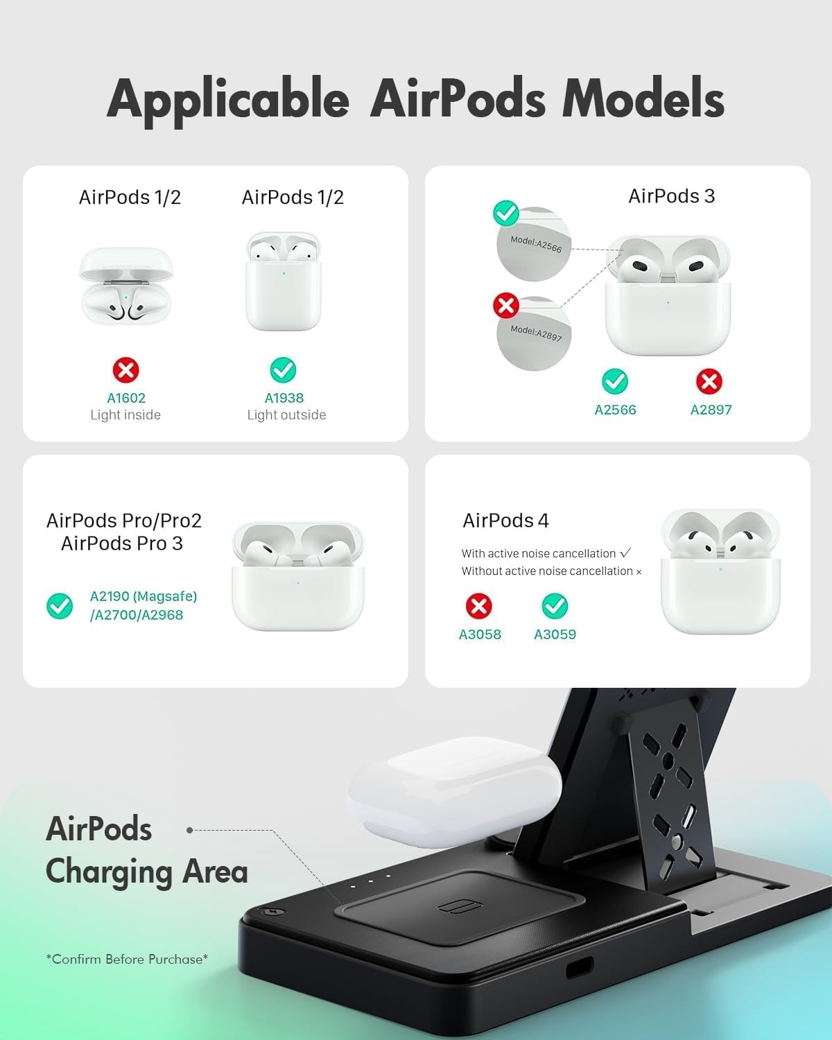 3-in-1 Wireless Charger - Image 3